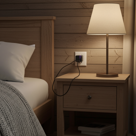 Ricarica USB Smart con Sistema di Videosorveglianza Wi-Fi Integrato