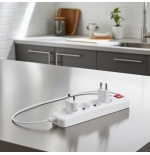 Smart Hub Multipresa con Sistema di Archiviazione Audio Wi-Fi e Sicurezza Domestica