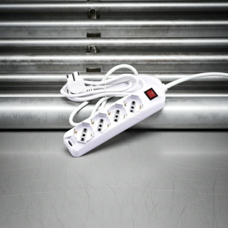 Smart Hub Multipresa con Sistema di Archiviazione Audio Wi-Fi e Sicurezza Domestica