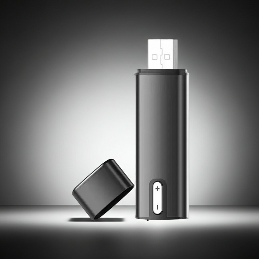 Memoria USB 2-in-1 con Registratore Vocale Digitale HD Integrato