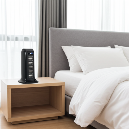 Stazione di Ricarica USB Smart con Sistema di Videosorveglianza Wi-Fi Integrato