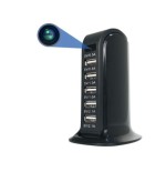 Stazione di Ricarica USB Smart con Sistema di Videosorveglianza Wi-Fi Integrato