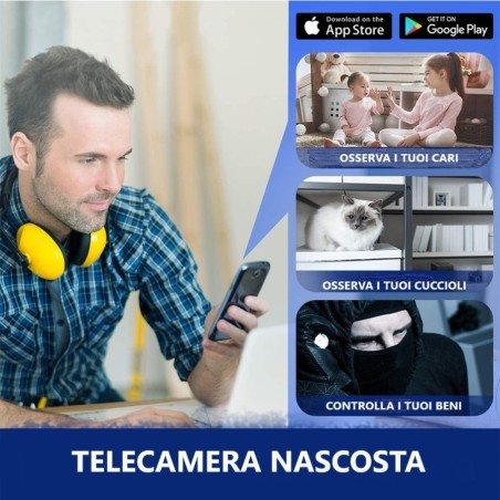 Stazione di Ricarica USB Smart con Sistema di Videosorveglianza Wi-Fi Integrato