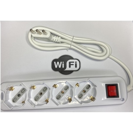 Smart Hub Multipresa con Sistema di Archiviazione Audio Wi-Fi e Sicurezza Domestica