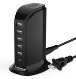 Stazione di Ricarica USB Smart con Sistema di Sicurezza Audio Wi-Fi