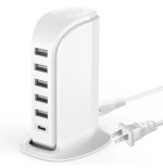 Stazione di Ricarica USB Smart con Sistema di Sicurezza Audio Wi-Fi