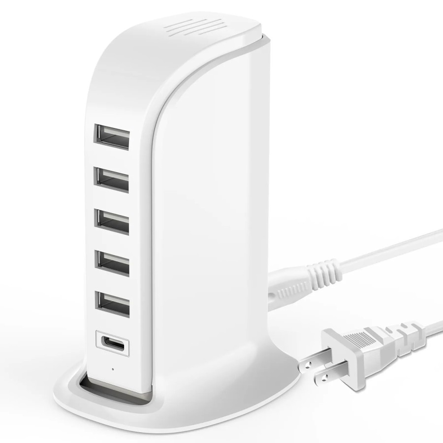 Stazione di Ricarica USB Smart con Allarme Acustico GSM per Sicurezza Ambienti