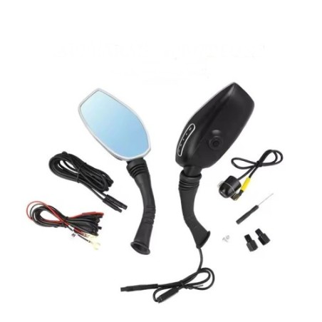 Dash Cam Specchietto per Moto – Sistema di Registrazione Video Full HD